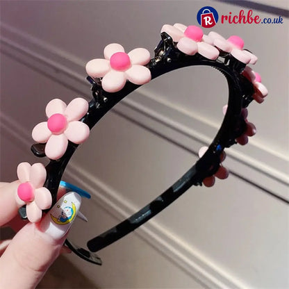 🌺Buy 1 Get 1 Free🌺Children’s Cute Braided Hairpin - Buy 1 Get 1 Free / 1# Pink flowers - Hot Sale