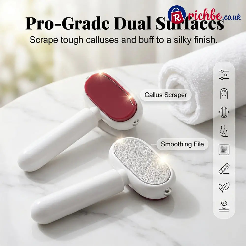 ✨📢LAST DAY SALE: Only ￡6.99!!!🔥Double-Sided Foot Scraper for Callus Removal