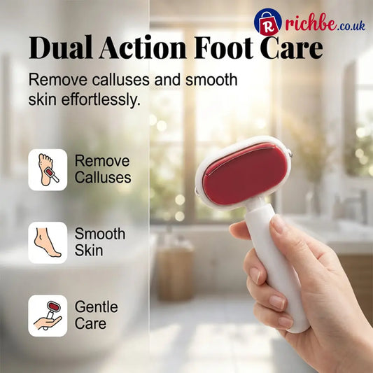 ✨📢LAST DAY SALE: Only ￡6.99!!!🔥Double-Sided Foot Scraper for Callus Removal