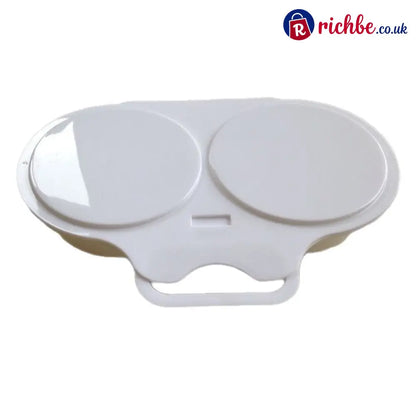 🍳 BUY 1 GET 1 FREE! ✨ Dual Cavity Microwave Egg Poacher – Quick Oil-Free Cooking, Food-Grade PP & Versatile Kitchen Essential 💫