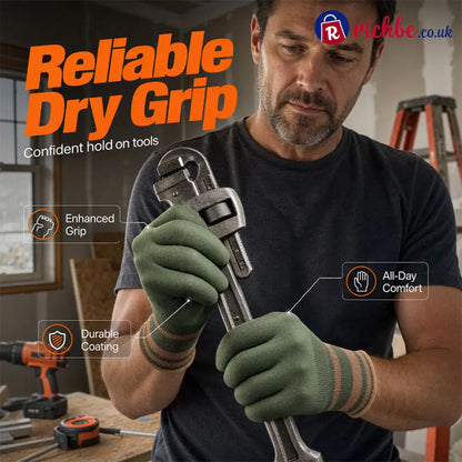 📢📢Buy 1 Get Free 1 !! ⏰Flexible Breathable Non-Slip Work Gloves