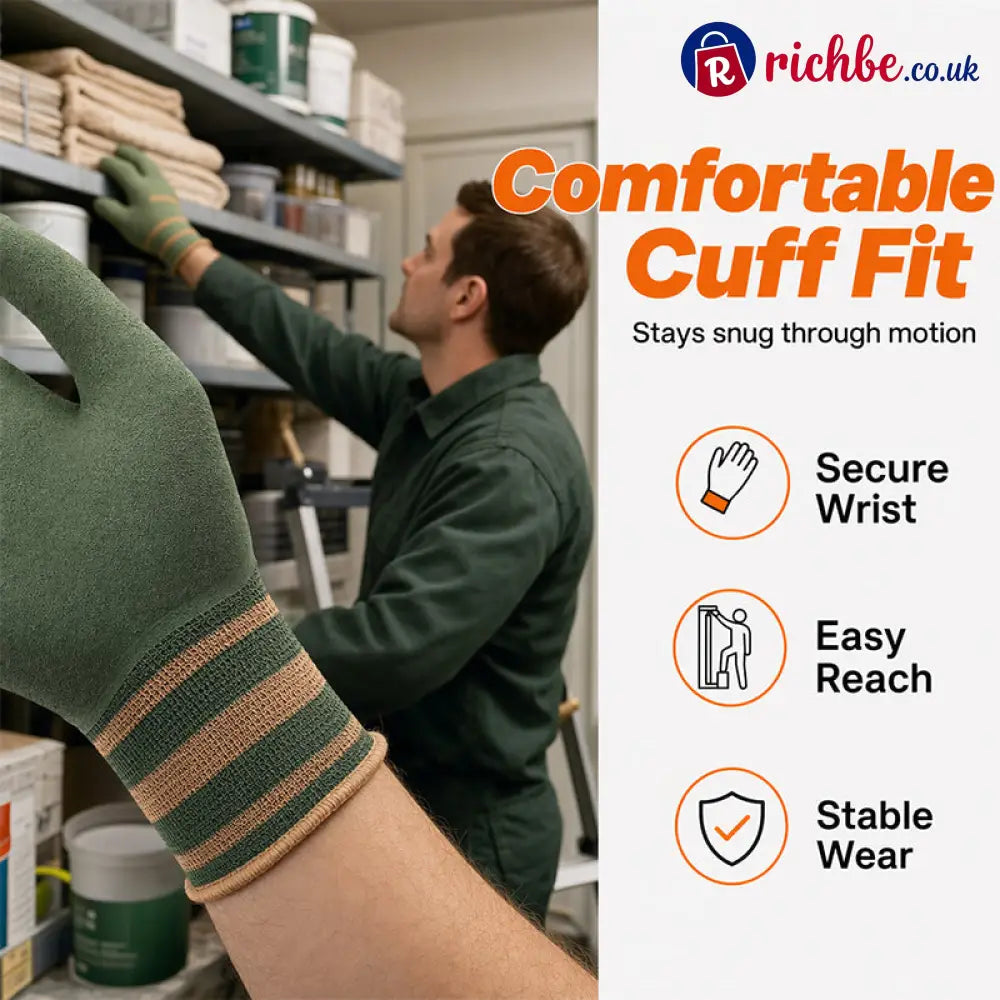📢📢Buy 1 Get Free 1 !! ⏰Flexible Breathable Non-Slip Work Gloves