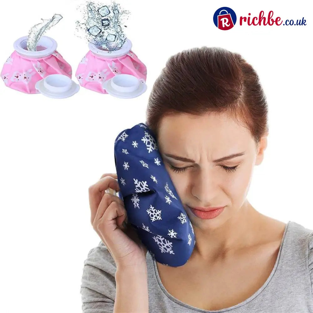 📢📢 BUY 1 GET 1 FREE!! ⏰ Reusable Ice Pack Bag – Hot & Cold Compress Leak-Proof & Perfect for Injuries Coolers &