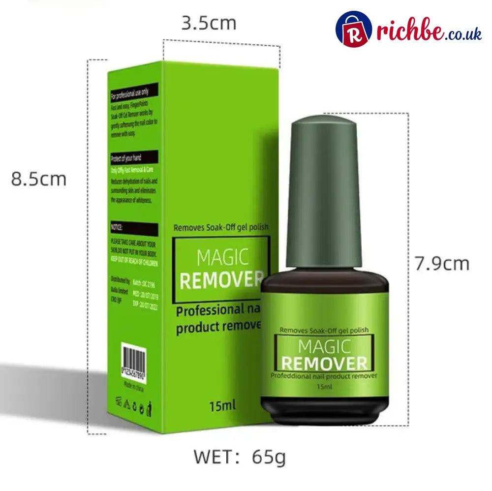 🌿 Buy 1 Get 1 FREE! 🛡️💅Upgraded Magic Nail Polish Remover - 15 ml / Buy 1 Get 1 Free (2 PCS) - Bestseller
