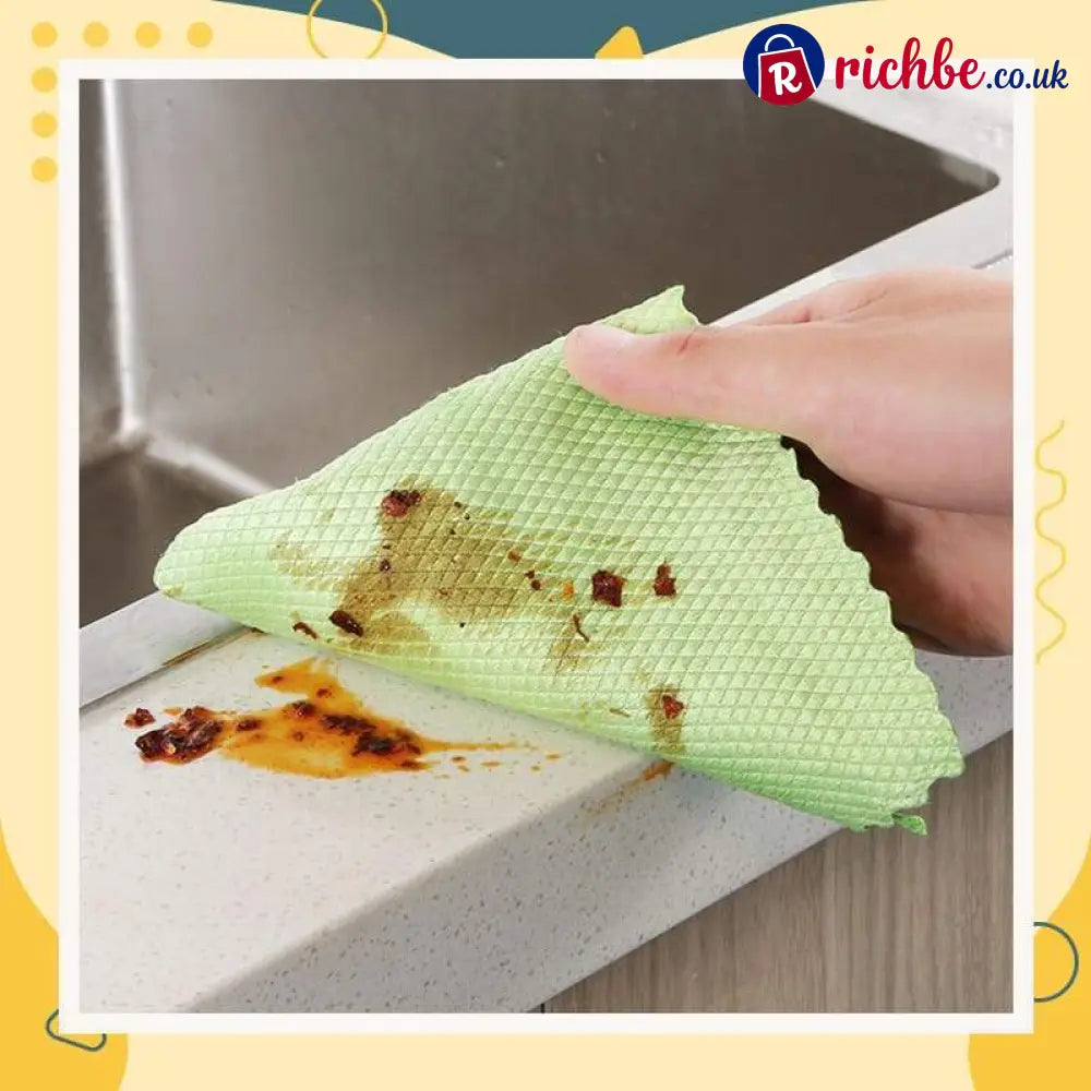 📢📢Buy 2 Get 1 Free!! ⏰Fish scale rag towel - Houseware & Kitchen