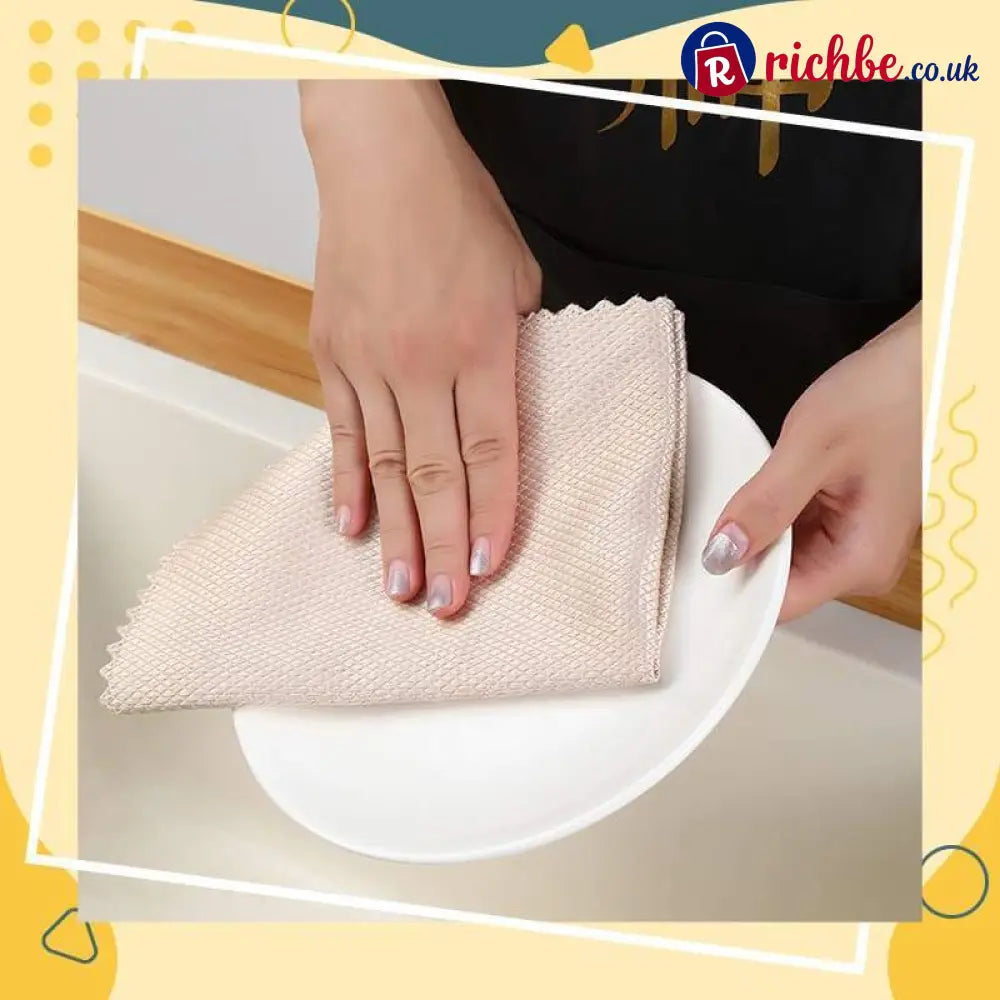 📢📢Buy 2 Get 1 Free!! ⏰Fish scale rag towel - Houseware & Kitchen