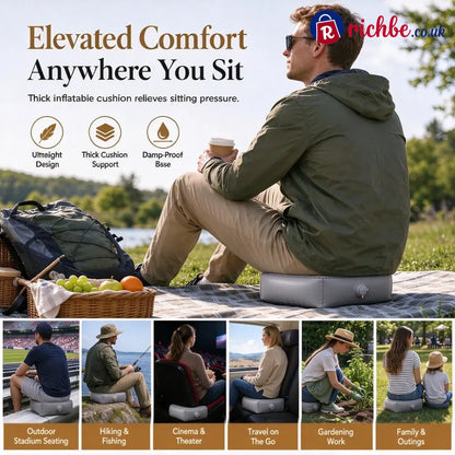 📢📢Buy 2 Get 1 Free!! ⏰Portable Inflatable Concert Cushion💯Lightweight Waterproof Outdoor Seat Pad