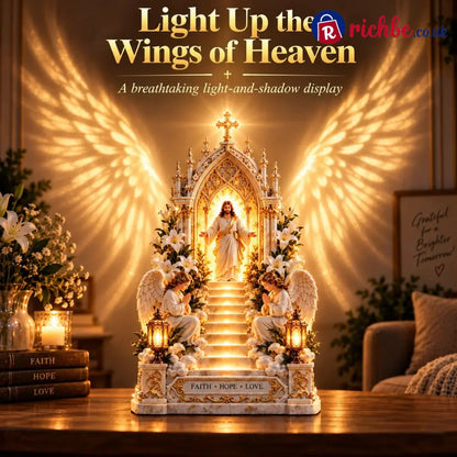 🔥Buy More Save More🔥- ✨ ✝️Heaven Opens™ – Step-by-Step Illuminated Jesus Stairway | Faith Hope & Love