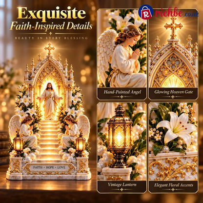 🔥Buy More Save More🔥- ✨ ✝️Heaven Opens™ – Step-by-Step Illuminated Jesus Stairway | Faith Hope & Love