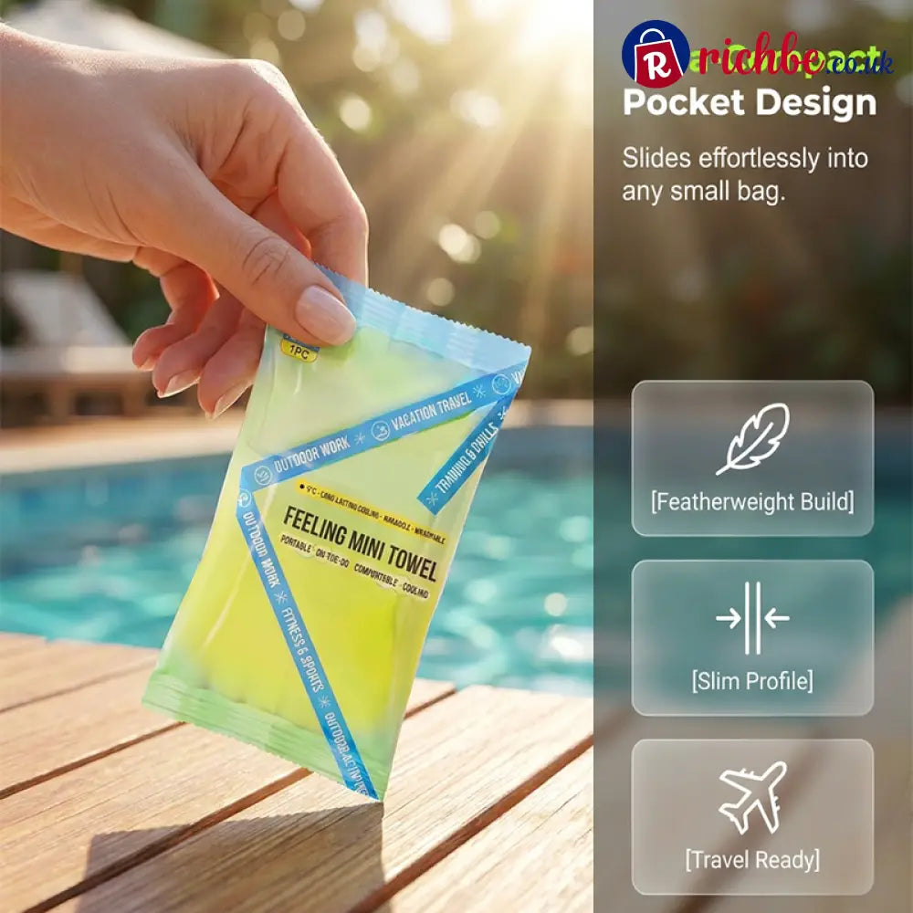 🧊BUY MORE SAVE MORE💦 Instant cooling towel – portable breathable perfect for workouts & travel! - Clothing & Accessories