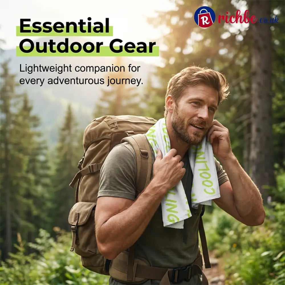 🧊BUY MORE SAVE MORE💦 Instant cooling towel – portable breathable perfect for workouts & travel! - Clothing & Accessories