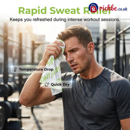 🧊BUY MORE SAVE MORE💦 Instant cooling towel – portable breathable perfect for workouts & travel! - Clothing & Accessories
