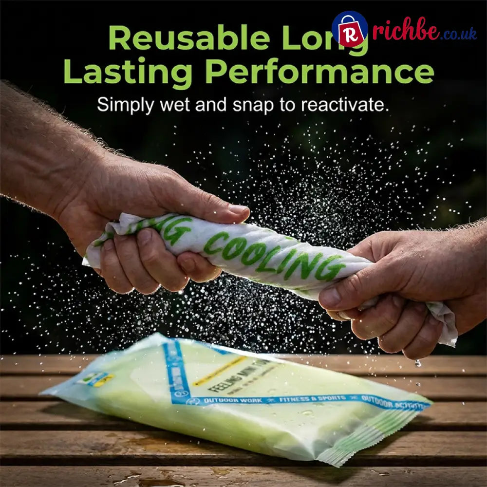 🧊BUY MORE SAVE MORE💦 Instant cooling towel – portable breathable perfect for workouts & travel! - Clothing & Accessories