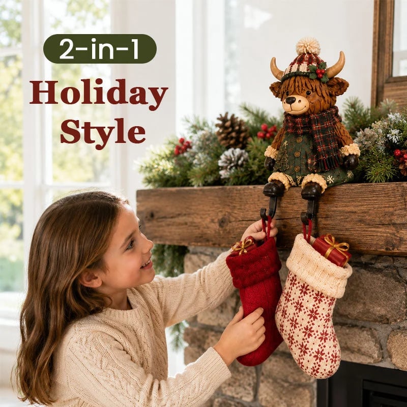 🔥 Last Day 49% OFF - Christmas Stocking Holder Shelf Sitters
