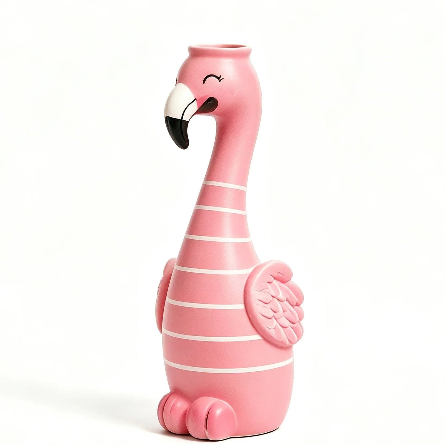 🦩Cute Flamingo Decorative Vase 🌸 5 Styles Resin Figurine Vase Tabletop Centerpiece Indoor Home Shelf Decor Gift
