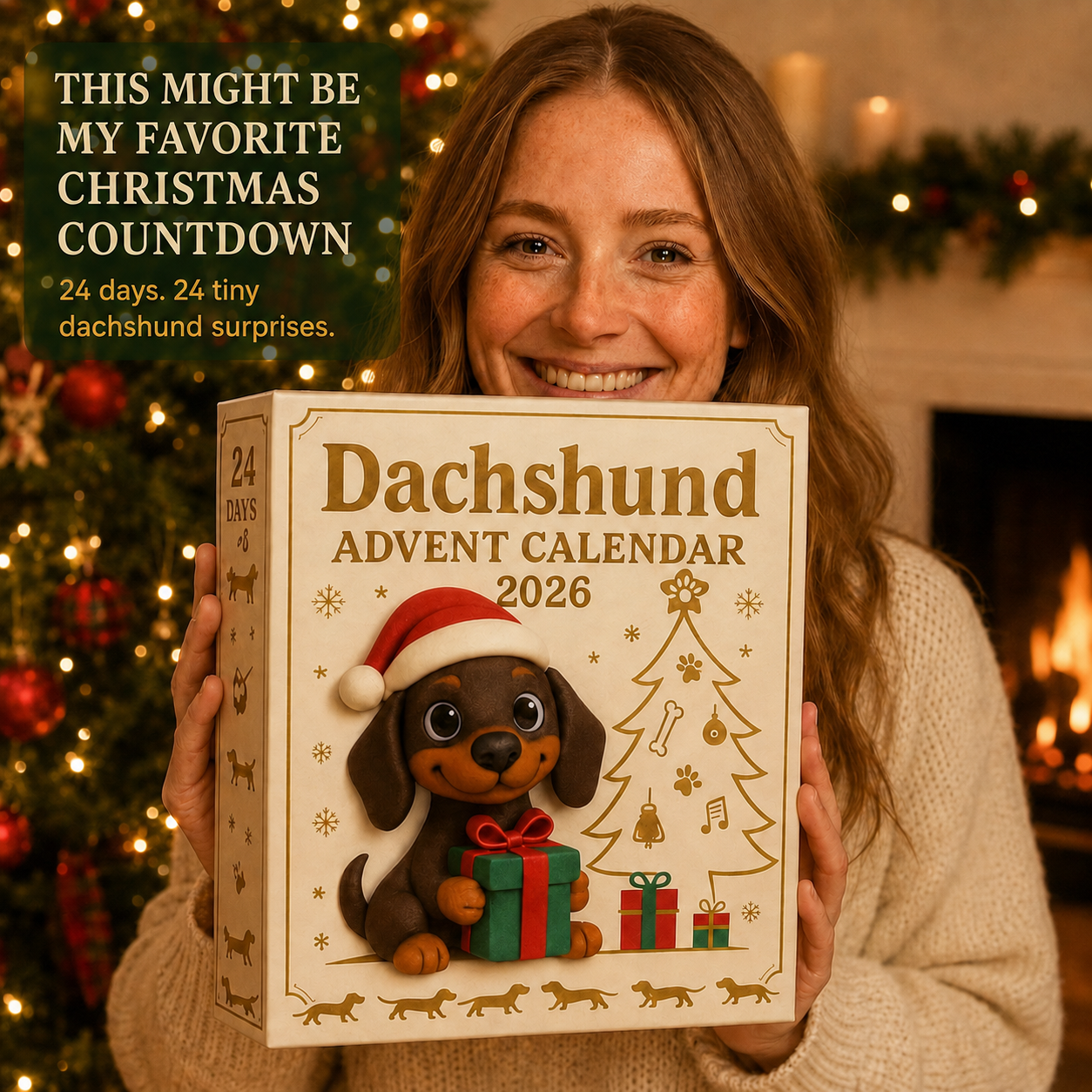 🎁2026 Dachshund Advent Calendar Blind Box💕🐶