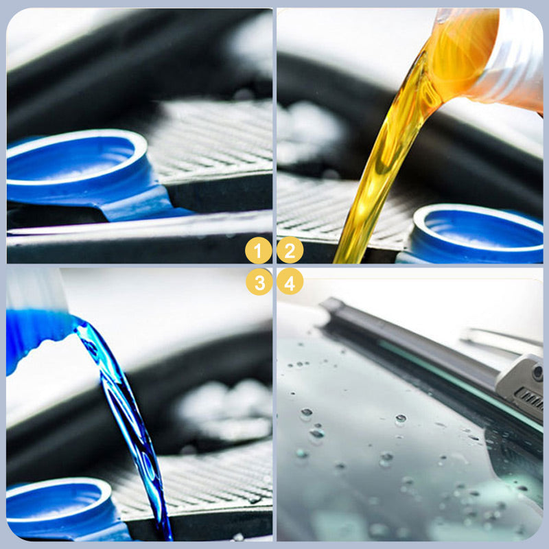 ✨🔥Car Glass Oil Film Stain Removal Cleaner