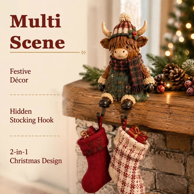 🔥 Last Day 49% OFF - Christmas Stocking Holder Shelf Sitters