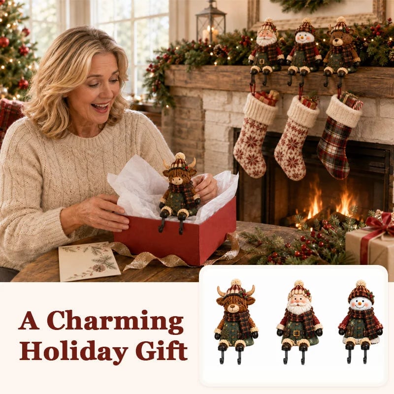 🔥 Last Day 49% OFF - Christmas Stocking Holder Shelf Sitters