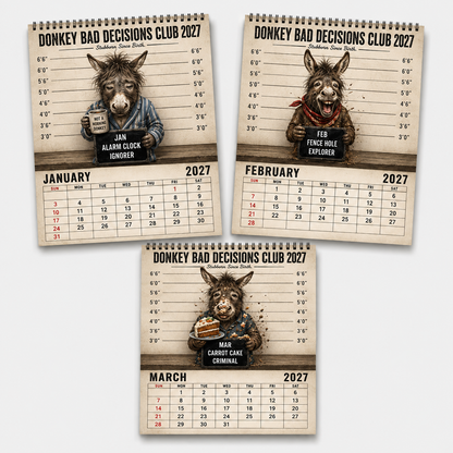 🦝🚨 Raccoon Crime Syndicate 2027 Calendar – 12 Months of Trash, Trouble & Tiny Criminals 😂