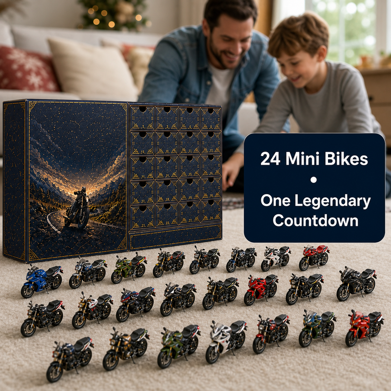 2026 Motorcycle Legends Advent Calendar – 24 Days, 24 Mini Motorcycles, 24 Legendary Rides