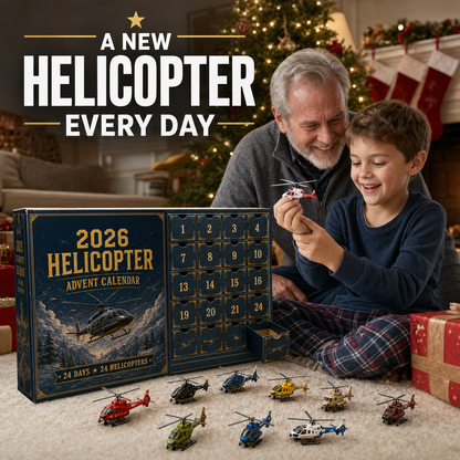 🚁2026 Helicopter Legends Advent Calendar – 24 Days of Collectible Helicopter Surprises