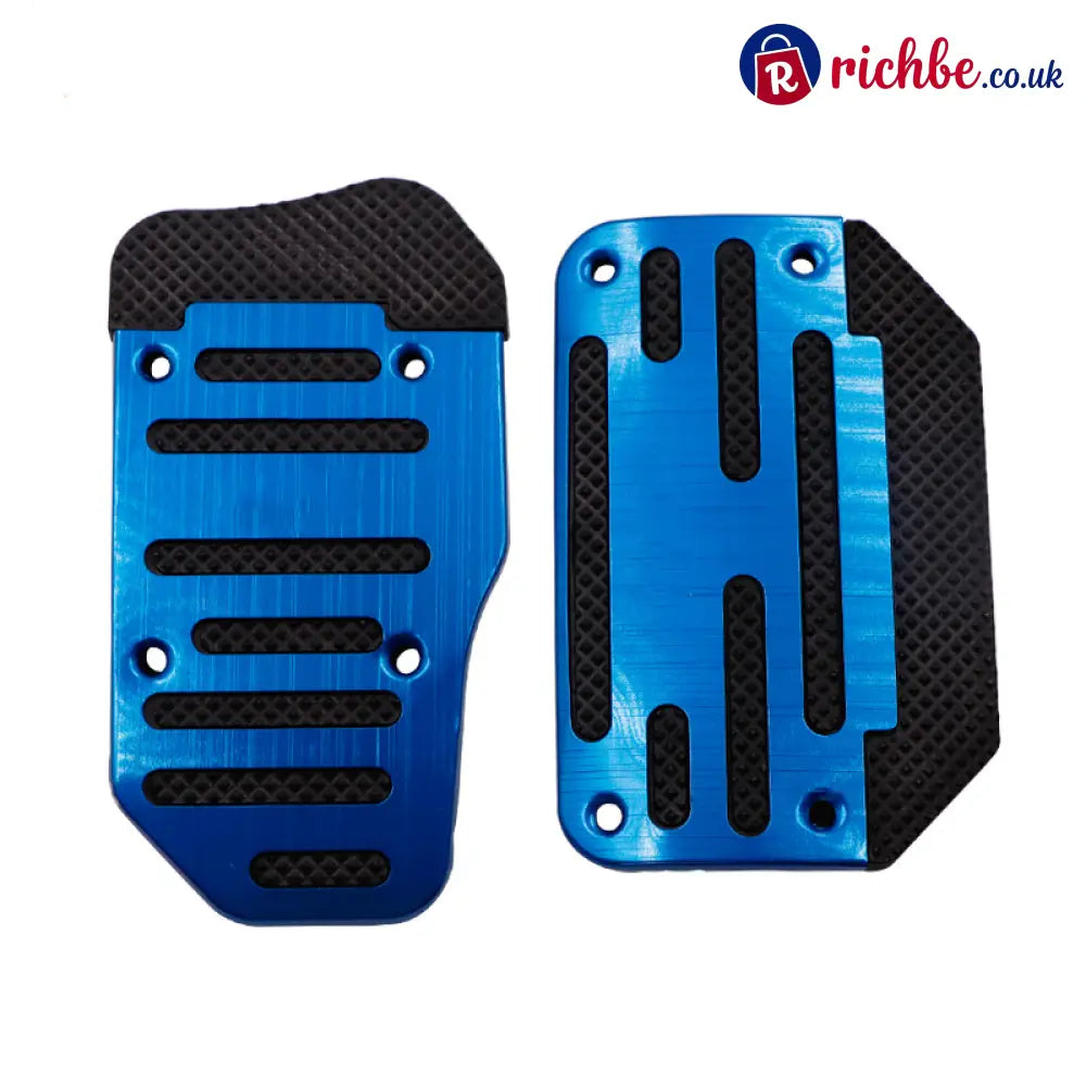 🚗 🔥 Car Anti-Skid Pedal - Secure Grip & Easy Install Prevents Foot Slipping for Safe Driving ⚡📦 - Automatic / Blue