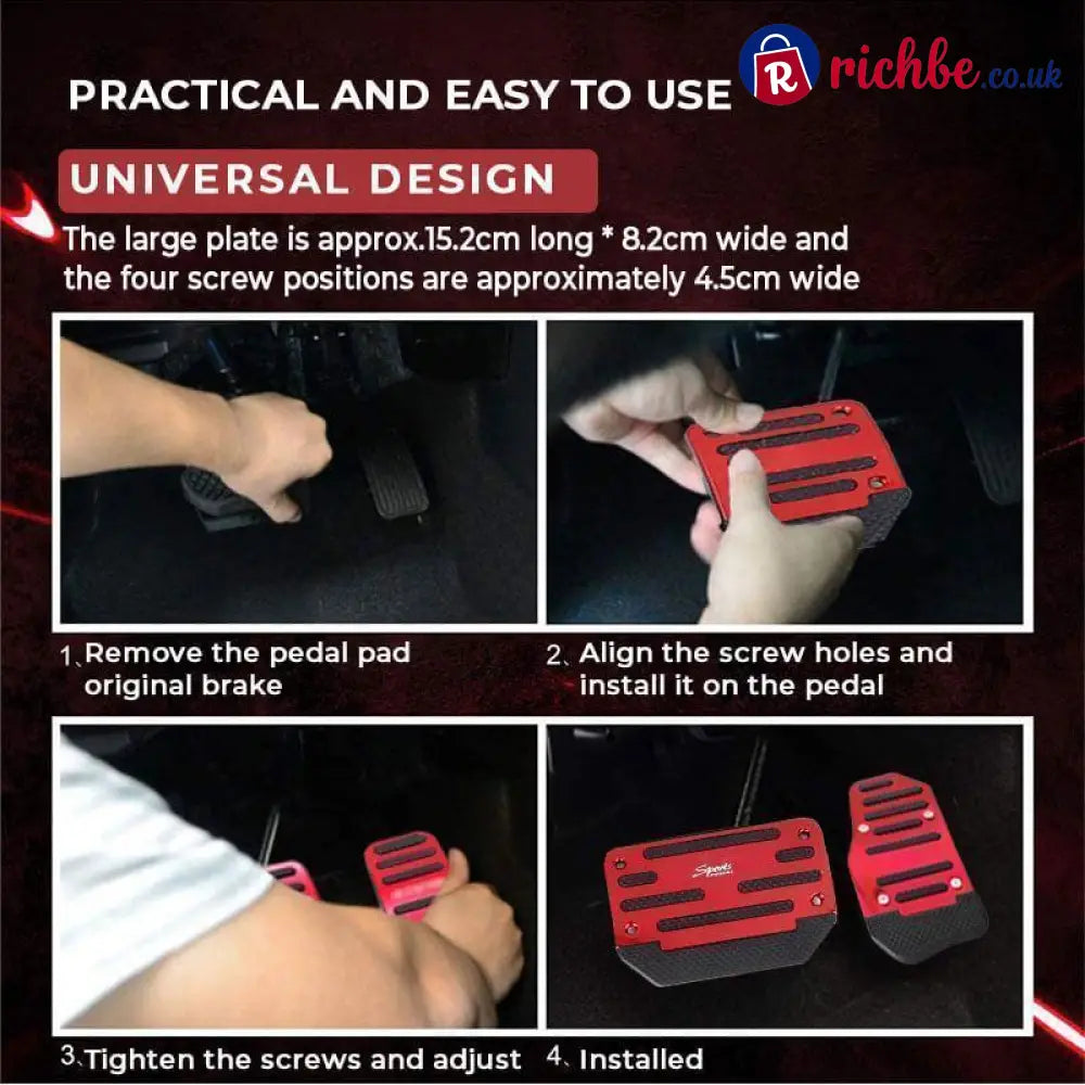 🚗 🔥 Car Anti-Skid Pedal - Secure Grip & Easy Install Prevents Foot Slipping for Safe Driving ⚡📦 - Housewares & Kitchen
