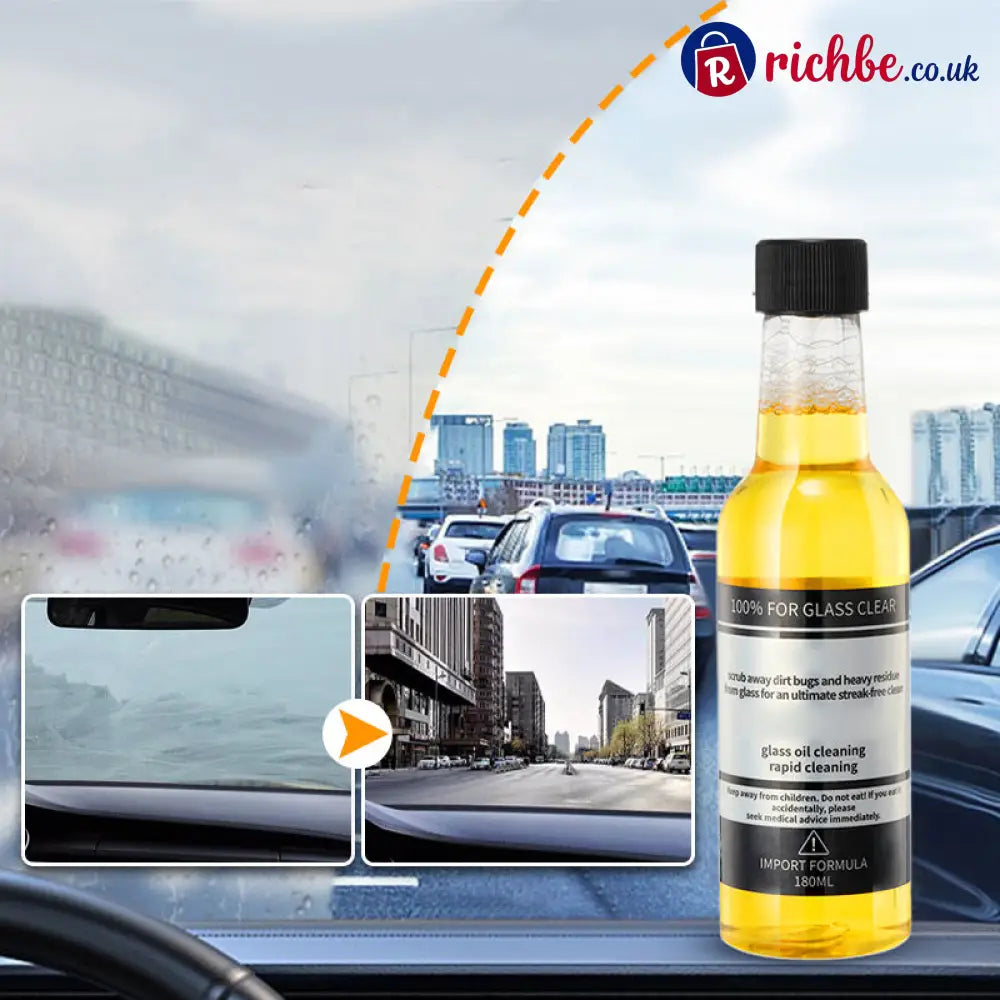✨🔥Car Glass Oil Film Stain Removal Cleaner - Hot sale