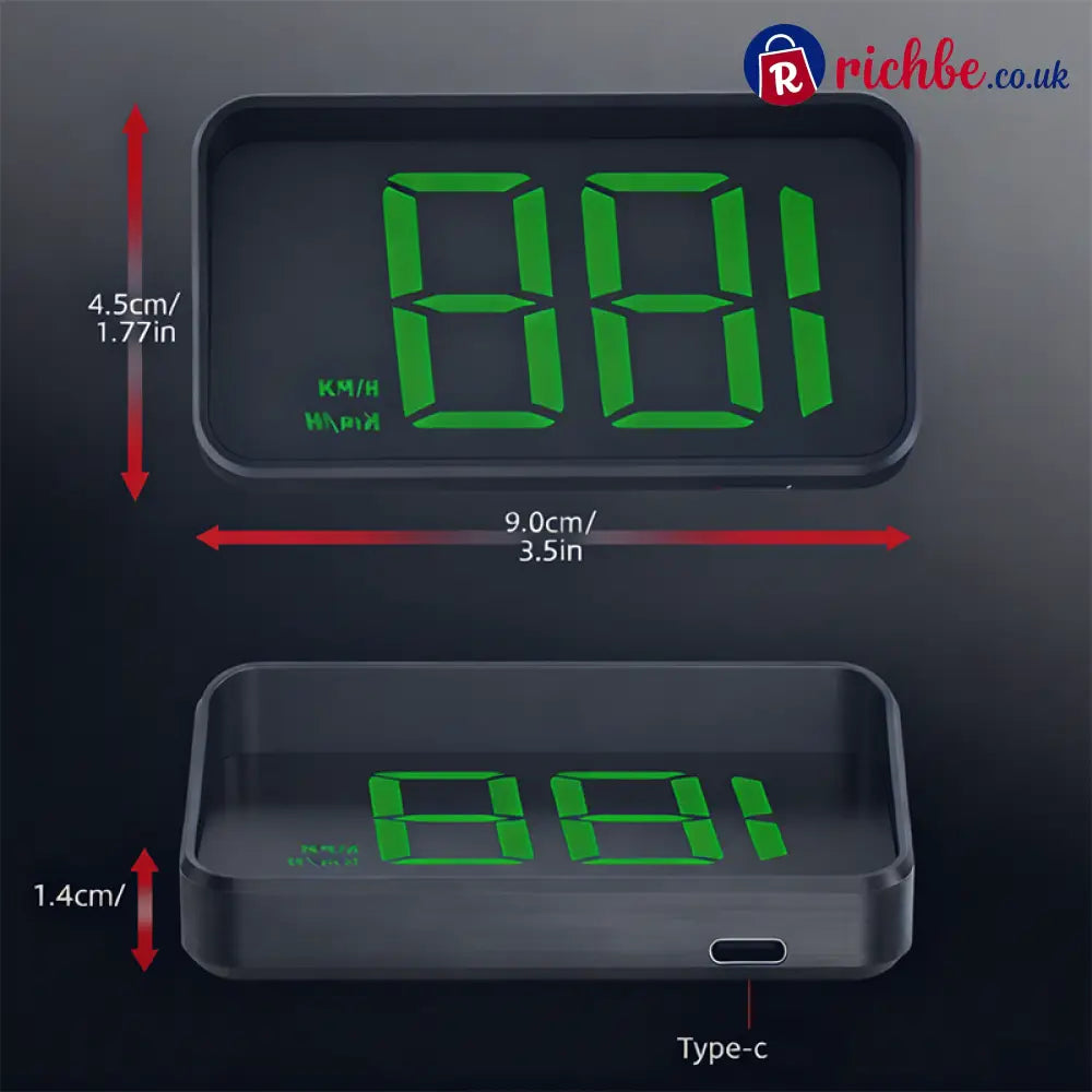 Car Head-Up Display with GPS
