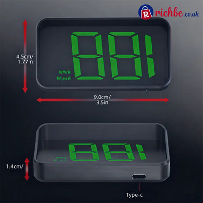 Car Head-Up Display with GPS