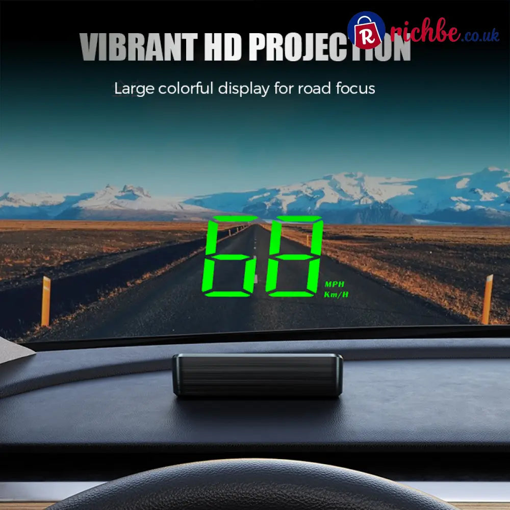Car Head-Up Display with GPS