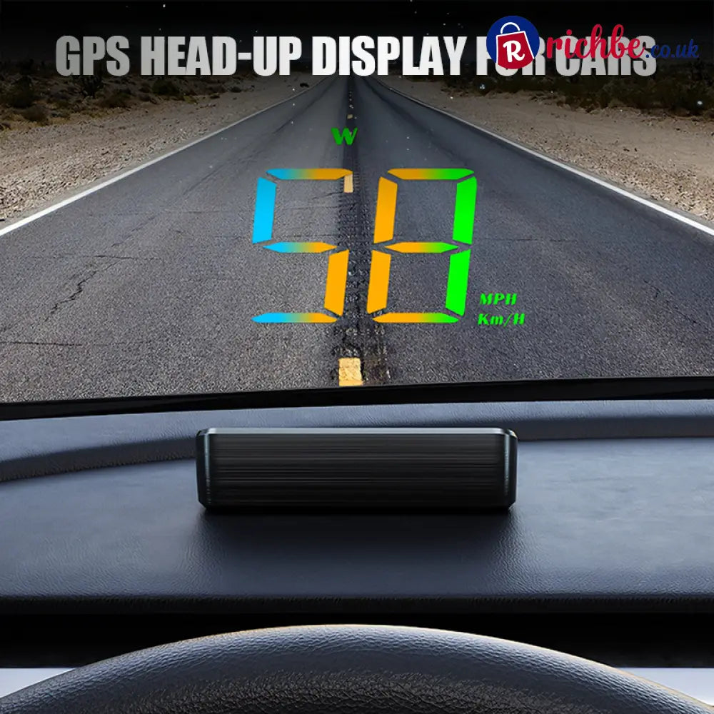 Car Head-Up Display with GPS