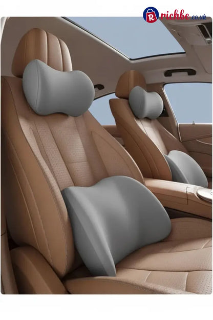 Car Headrest Neck and Waist Pillow🚗🛋️ - Car Accessories