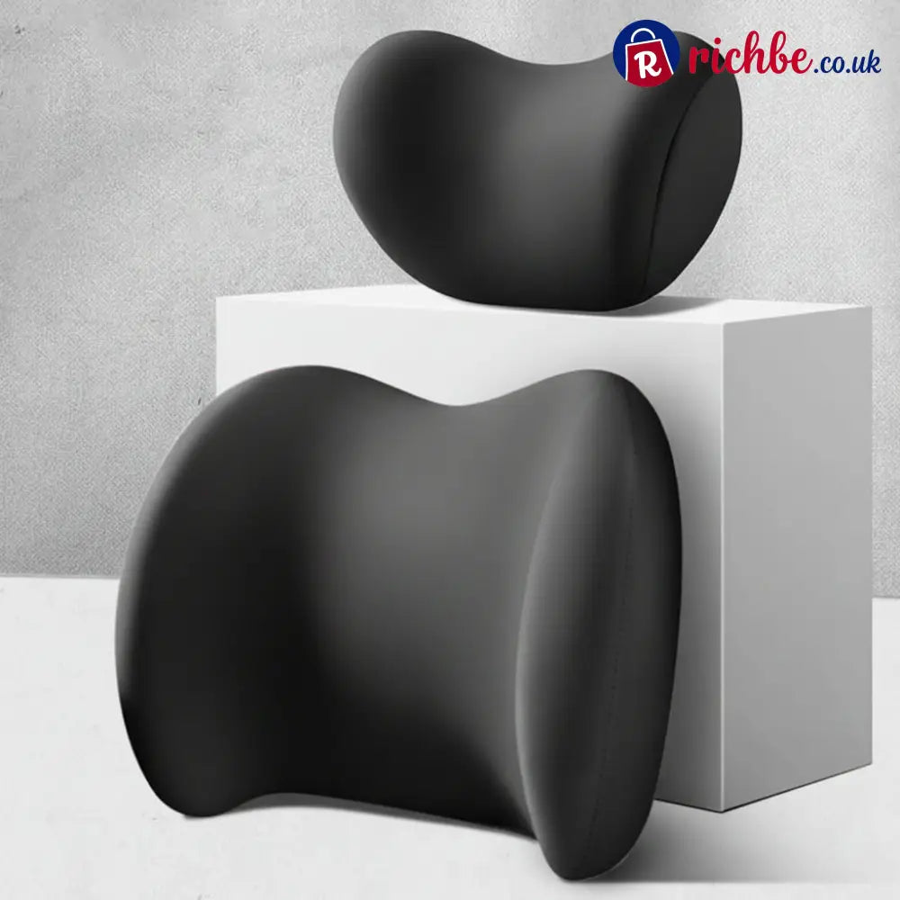 Car Headrest Neck and Waist Pillow🚗🛋️ - Black / Headrest - Car Accessories