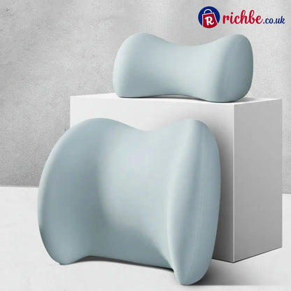 Car Headrest Neck and Waist Pillow🚗🛋️ - Blue / Headrest - Car Accessories