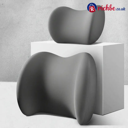 Car Headrest Neck and Waist Pillow🚗🛋️ - Gray / Headrest - Car Accessories
