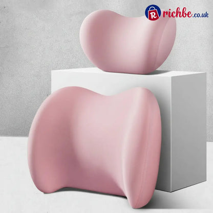 Car Headrest Neck and Waist Pillow🚗🛋️ - Pink / Headrest - Car Accessories