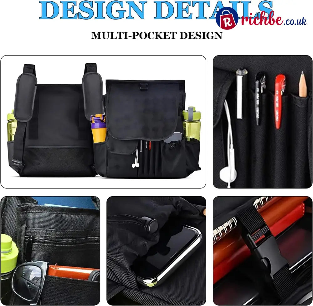 Car Organiser Briefcase with Separate Pocket