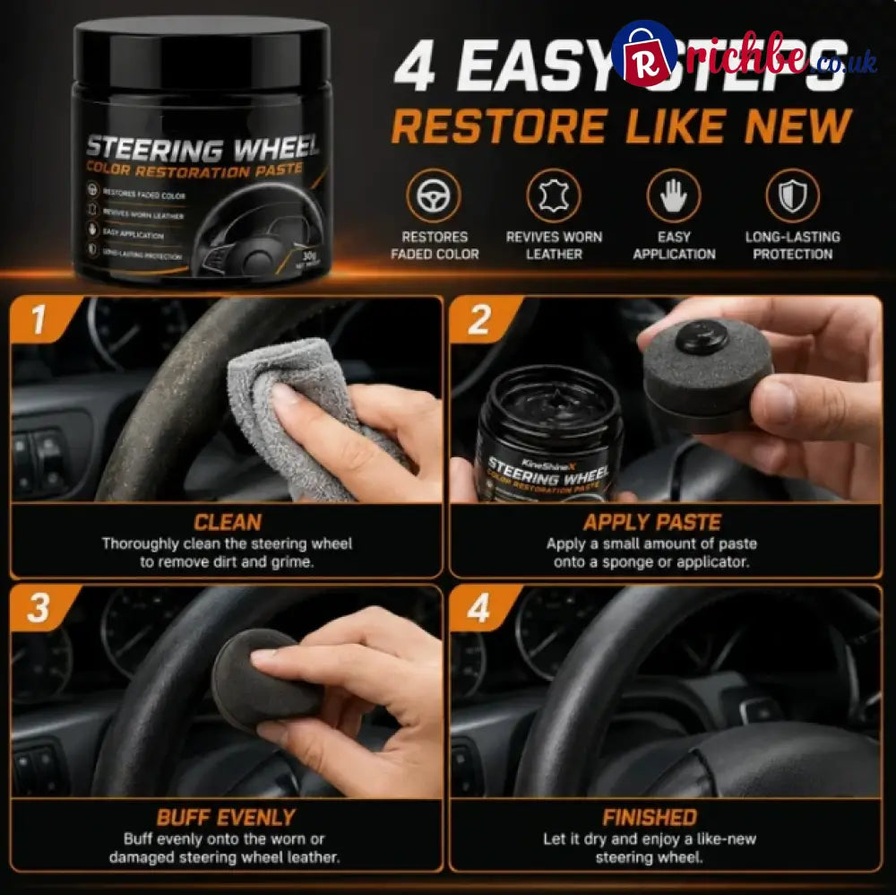 Car Steering Wheel Leather Repair Cream - Hot sale