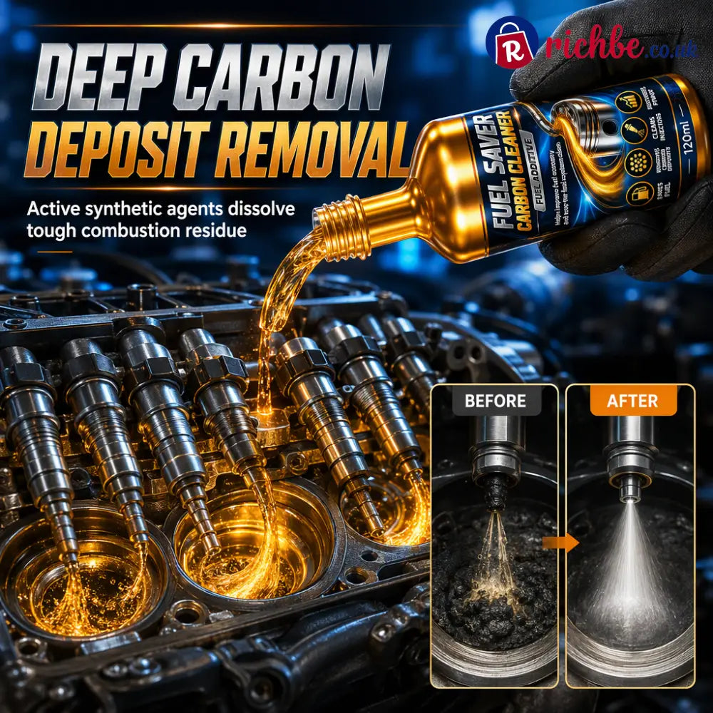 🚗⛽ Car System Cleaner Additive – Deep Injector Cleanse Carbon Deposit Removal & Restore Lost MPG 🔧 - Hot Sale