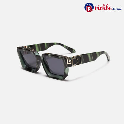 Carbon Fiber Square Sunglasses - Camo