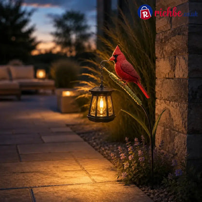 🐦 Cardinal Solar Light, A Beautiful Garden Light That Feels Full of Life
