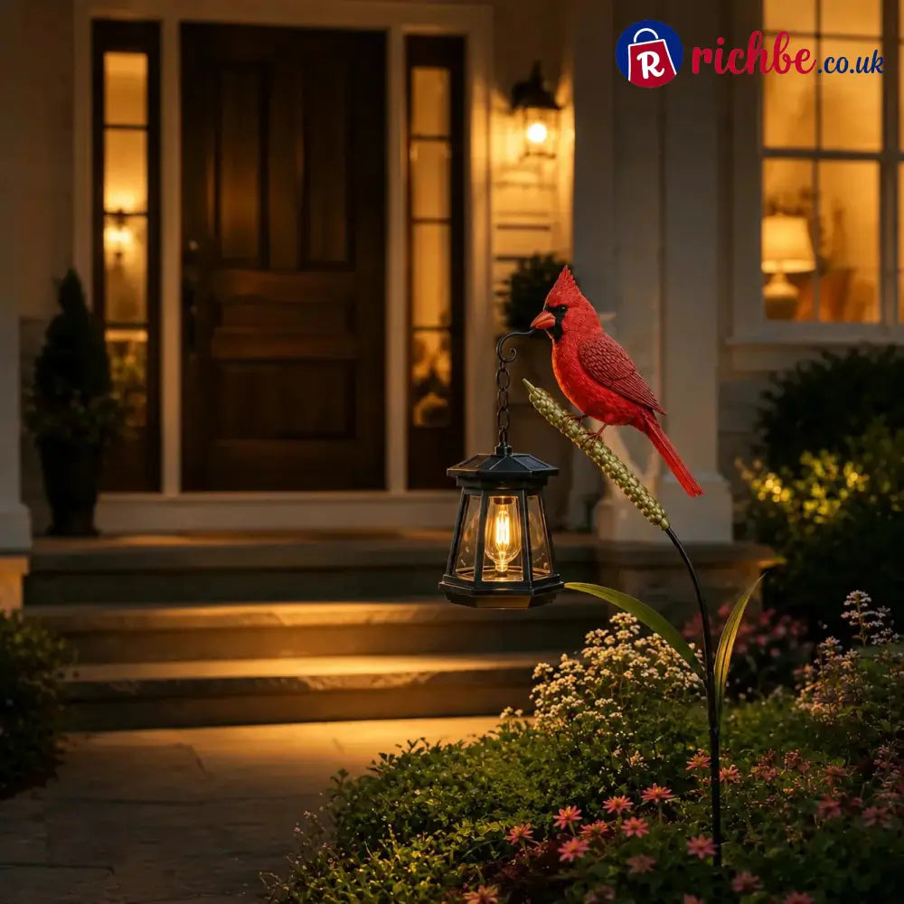 🐦 Cardinal Solar Light, A Beautiful Garden Light That Feels Full of Life