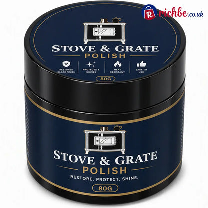 Cast Iron Stove Polish with Sponge - 80g+ Sponge / BUY 1 - Cleaning & Odor