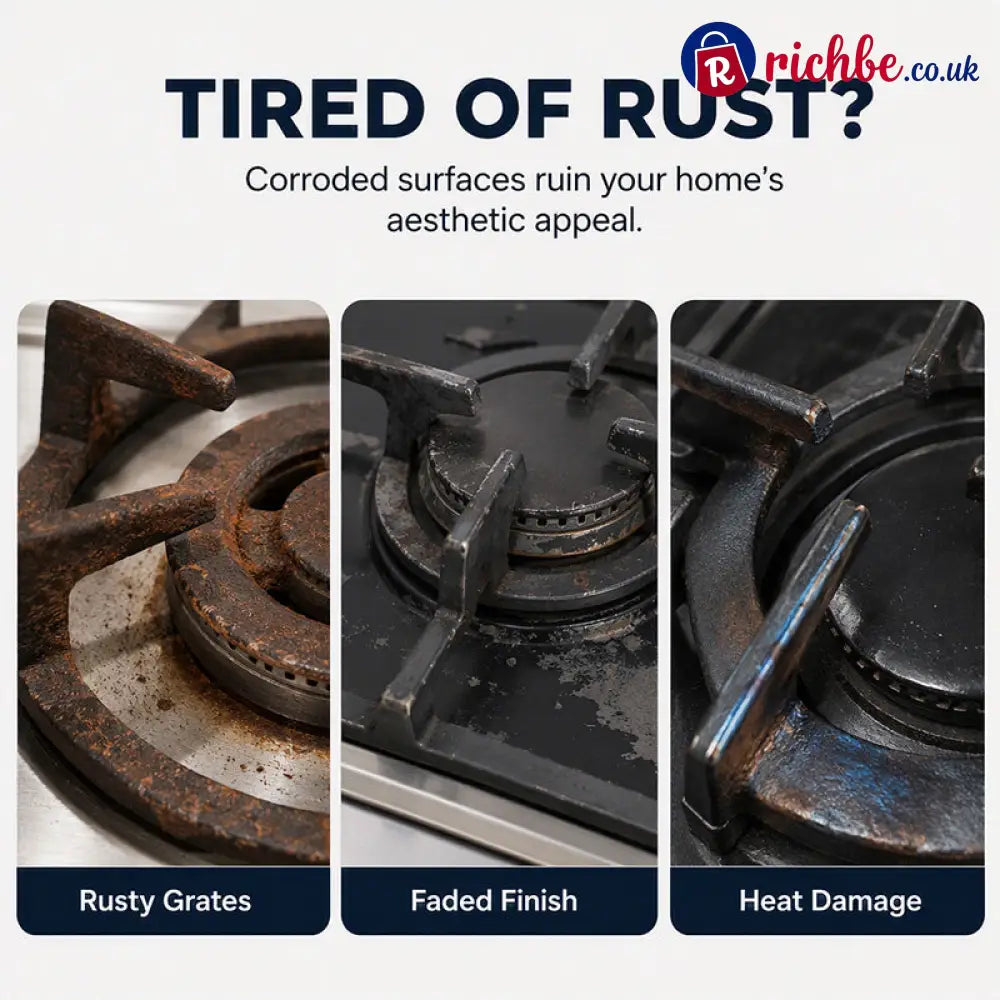 Cast Iron Stove Polish with Sponge - Cleaning & Odor
