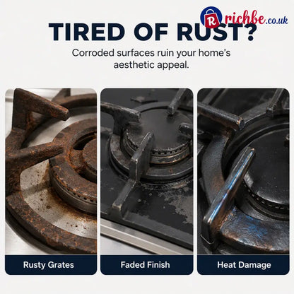 Cast Iron Stove Polish with Sponge - Cleaning & Odor