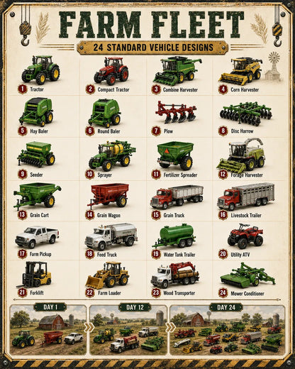 🚚 🎁Build the Fleet Collection 24-Day Vehicle Advent Calendar Series | ✨A New Adventure Every Morning