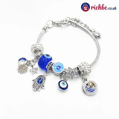 ✨Celestial Sun Moon Charm Bracelet - Sliver - Clothing & Accessories
