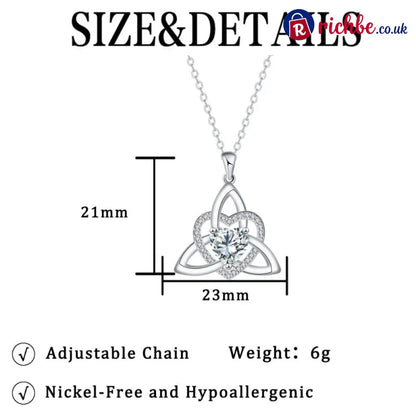 Celtic Knot Heart Pendant Necklace💎📿 - Hot Products